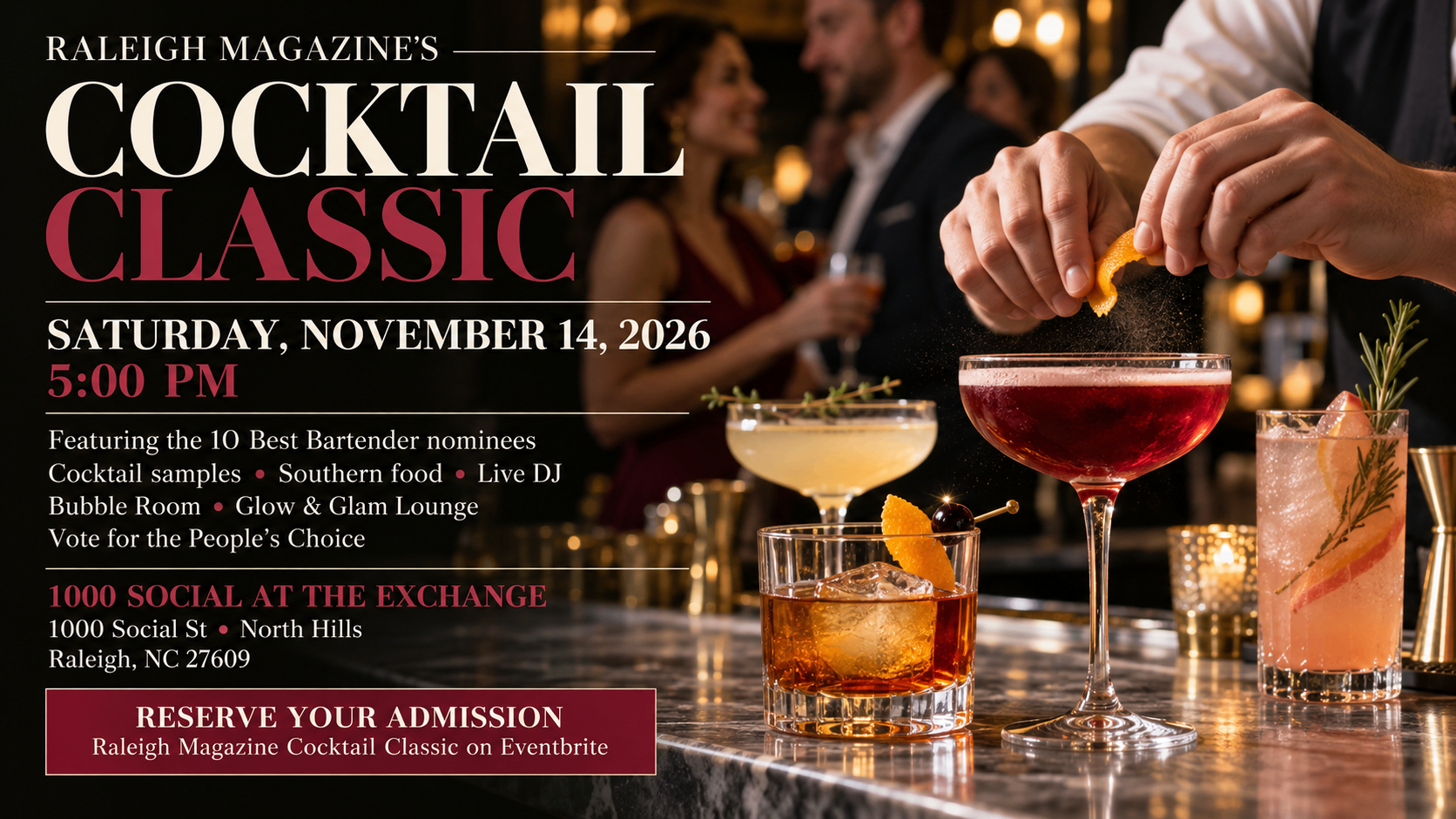 Raleigh Magazine's Cocktail Classic
