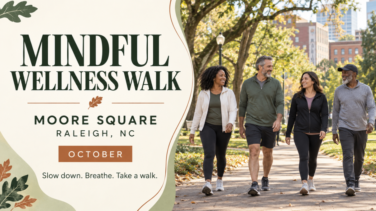 Mindful Wellness Walk at Moore Square